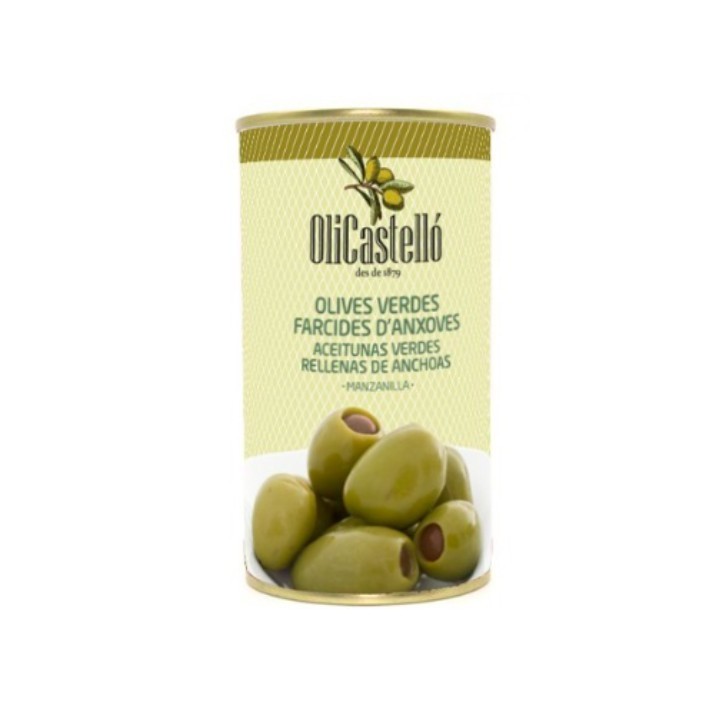 Aceitunas verdes rellenas de anchoa | Sabor Mediterráneo
