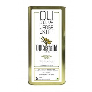 Aceite de Oliva Virgen Extra Arbequina Verde en lata - OliCastelló