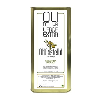 Oli d'Oliva Verge Extra Arbequina Madur 5L amb Llauna | Compra online