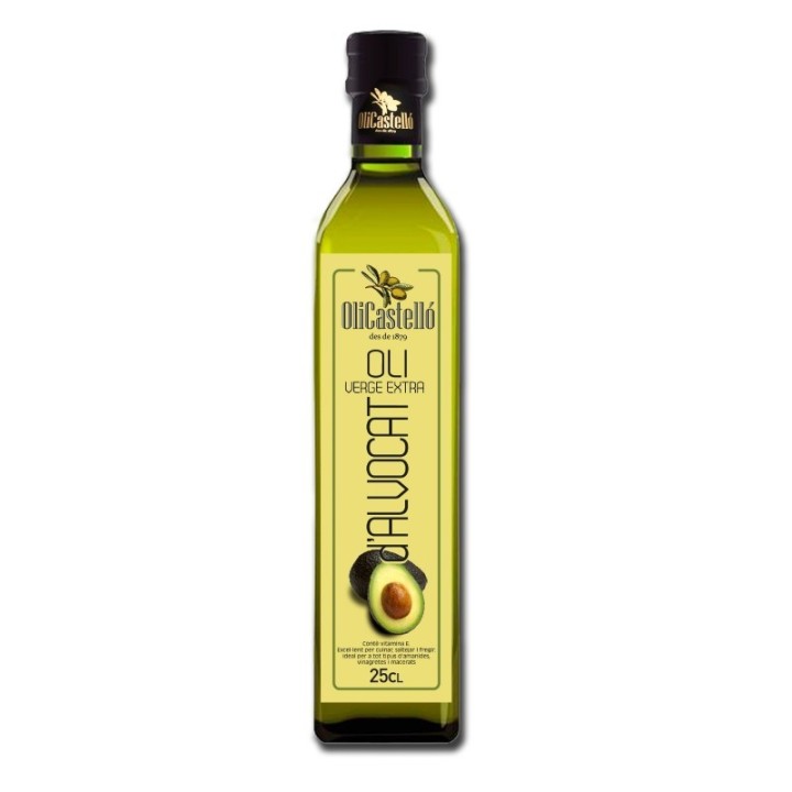 Oli Oliva Verge Extra Essència d'alvocat 250ml | OliCastello