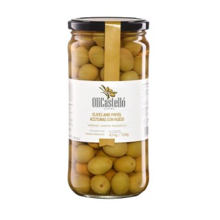 Olives amb pinyol - Manzanilla | Qualitat Premium